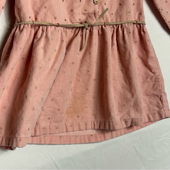 Zara Baby Girl Collections Pink Dress with Starts Long Sleeves Size 2 to 3 years - Picture 7 of 9